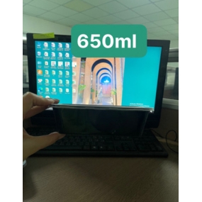 Hộp chữ nhật đế đen 650ml