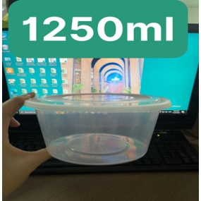 Hộp nhựa tròn 1250ml