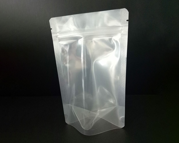 Túi Zipper Trong Bạc Đáy Đứng
