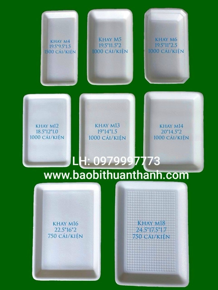 sản xuất và phân phối khay xốp